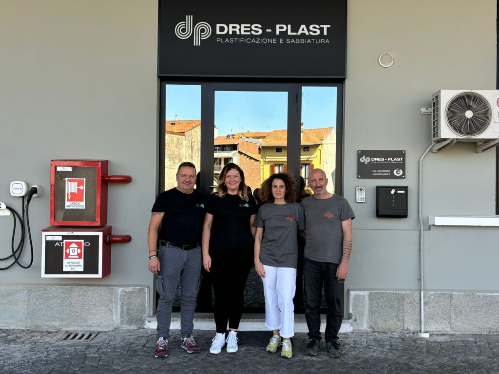 Luca Foresto e Adelina Atomei (ALA CREATIONS SRL) e Milena Dresti e Federico Fannì (Dres-Plast SRL)